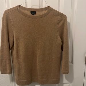 Talbots 3/4 sleeve pure cashmere sweater. Worn only 3 times.
